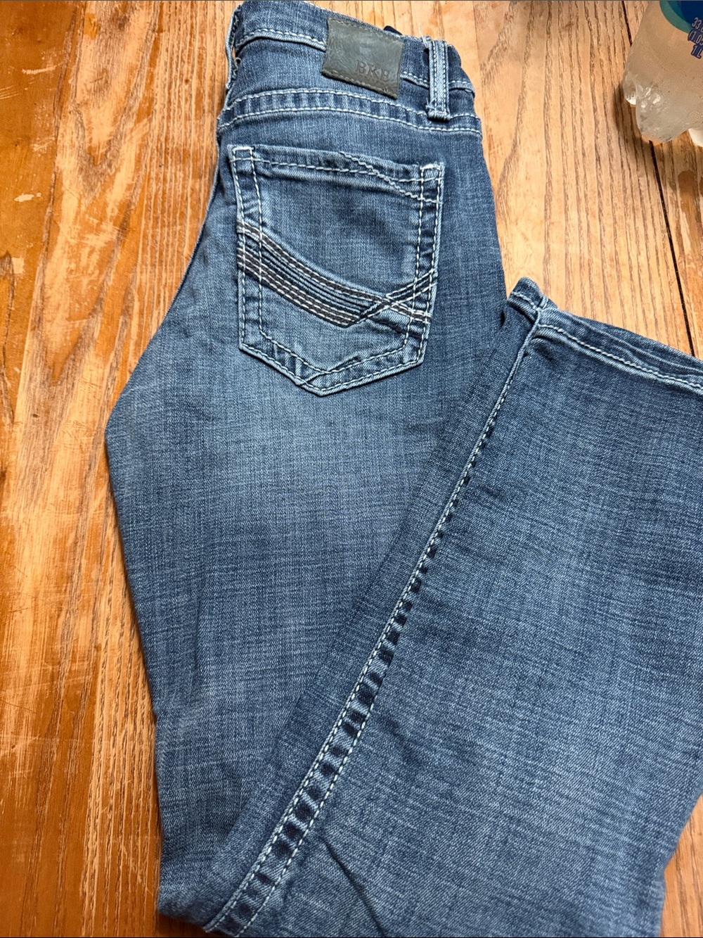 BKE Women's Skinny Jeans in Medium Blue Wash